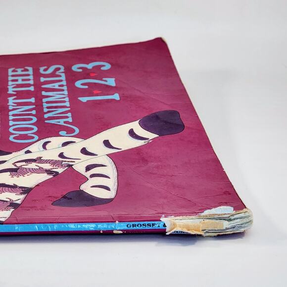 Vintage 80s Demi’s Count the Animals 1 2 3 Rare HTF Children’s Counting Book - Picture 16 of 16